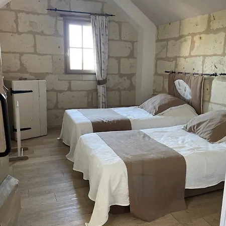 L'Escale Troglo Au Bord De La Loire Villa Souzay-Champigny Buitenkant foto